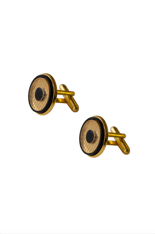 Cufflinks - Gold Black