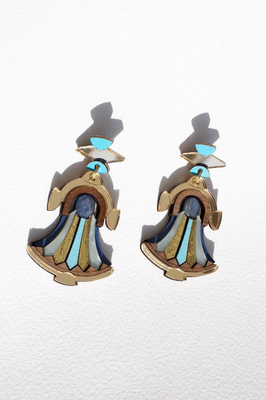 Cleopatra Earrings - Kyanite