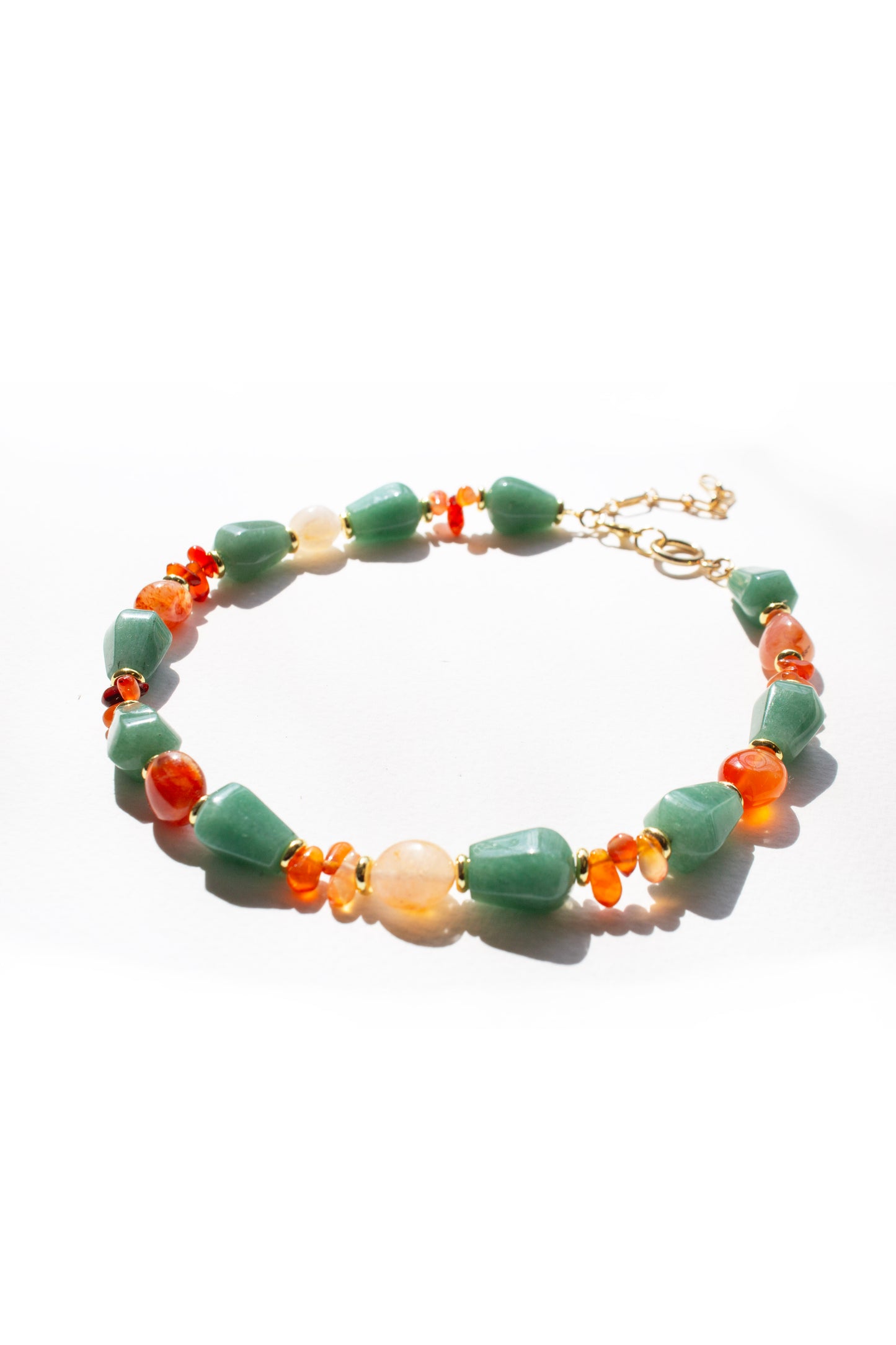 Hiba Necklace - Aventurine Carnelian