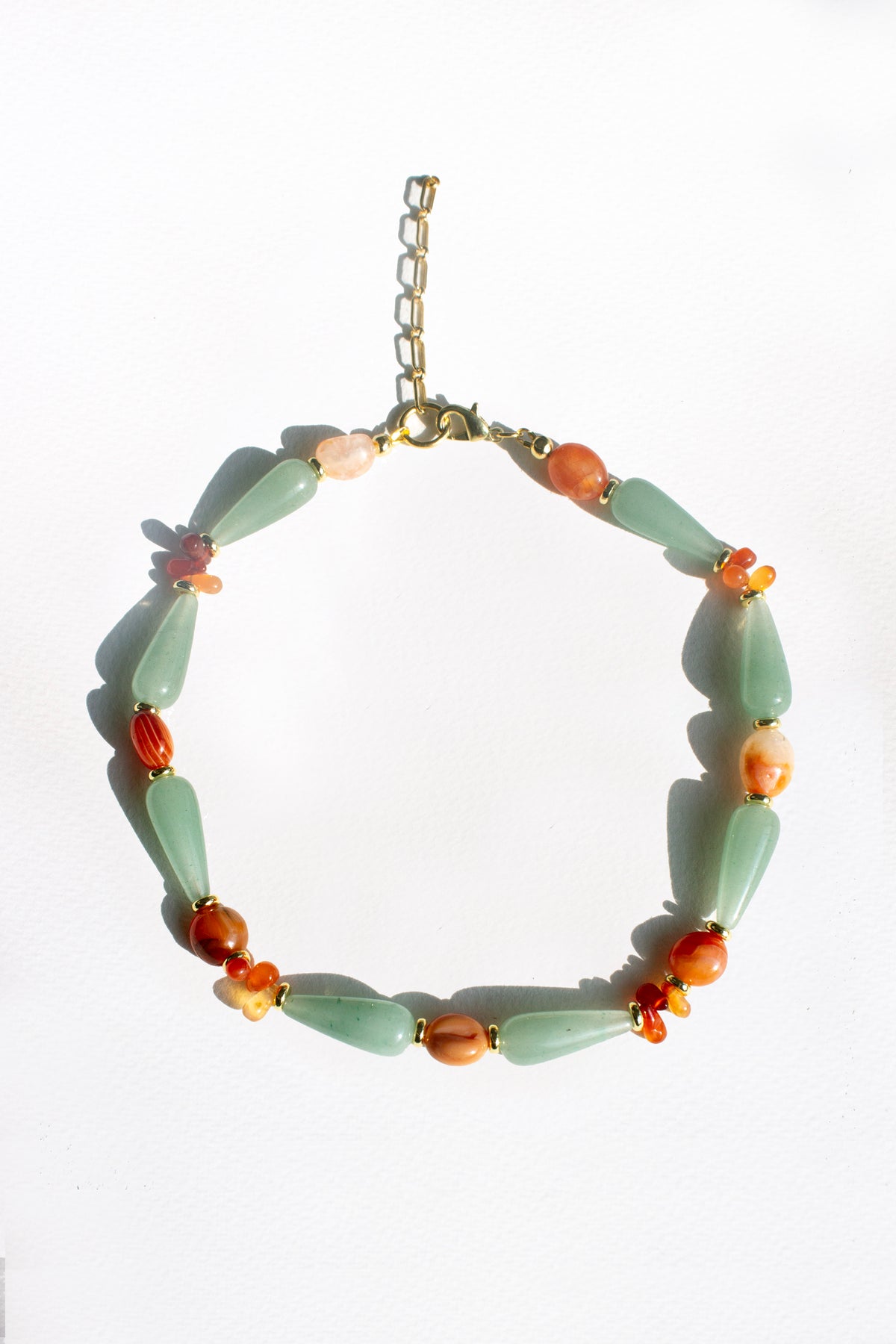 Hiba Necklace - Aventurine Carnelian