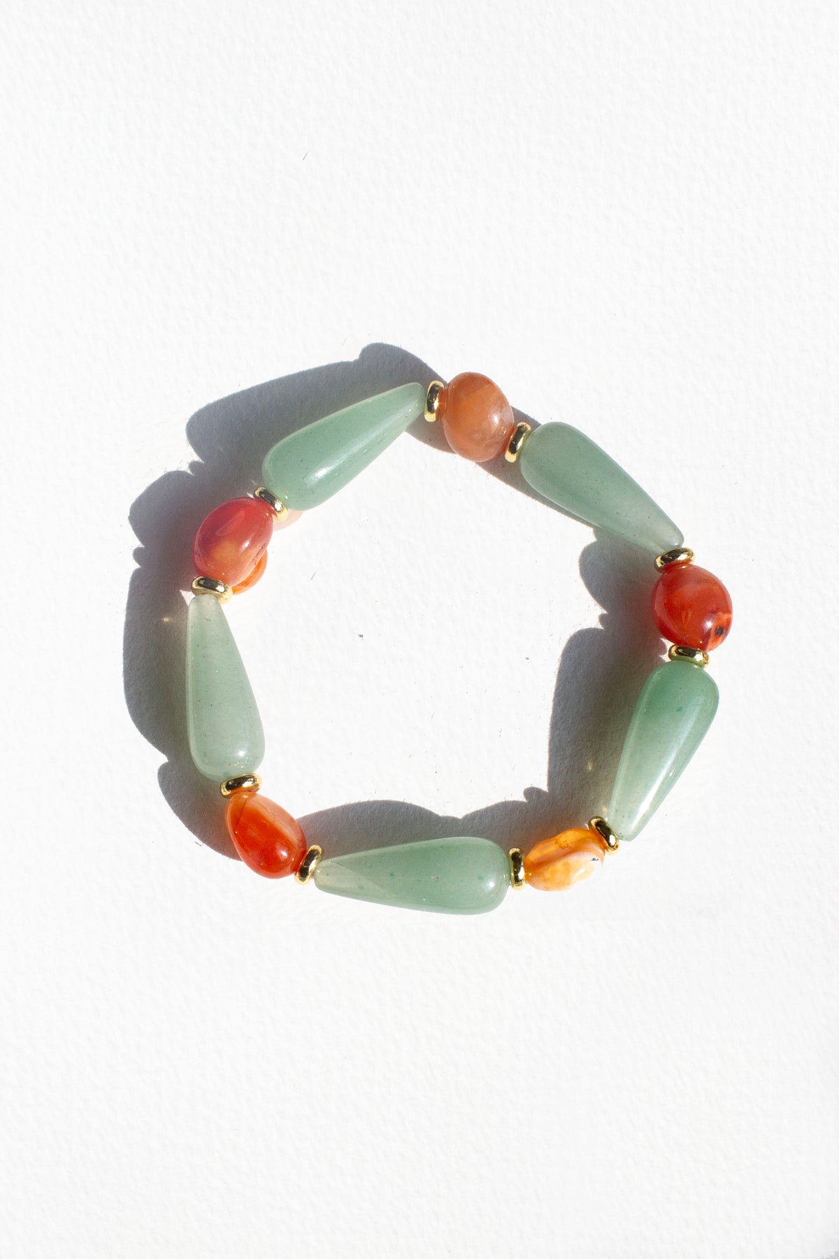 Hiba Bracelet - Aventurine Carnelian