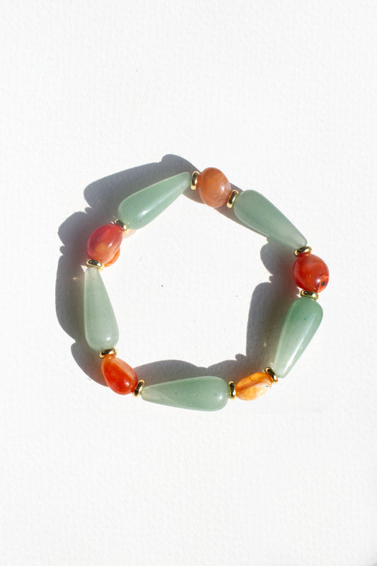 Hiba Bracelet - Aventurine Carnelian