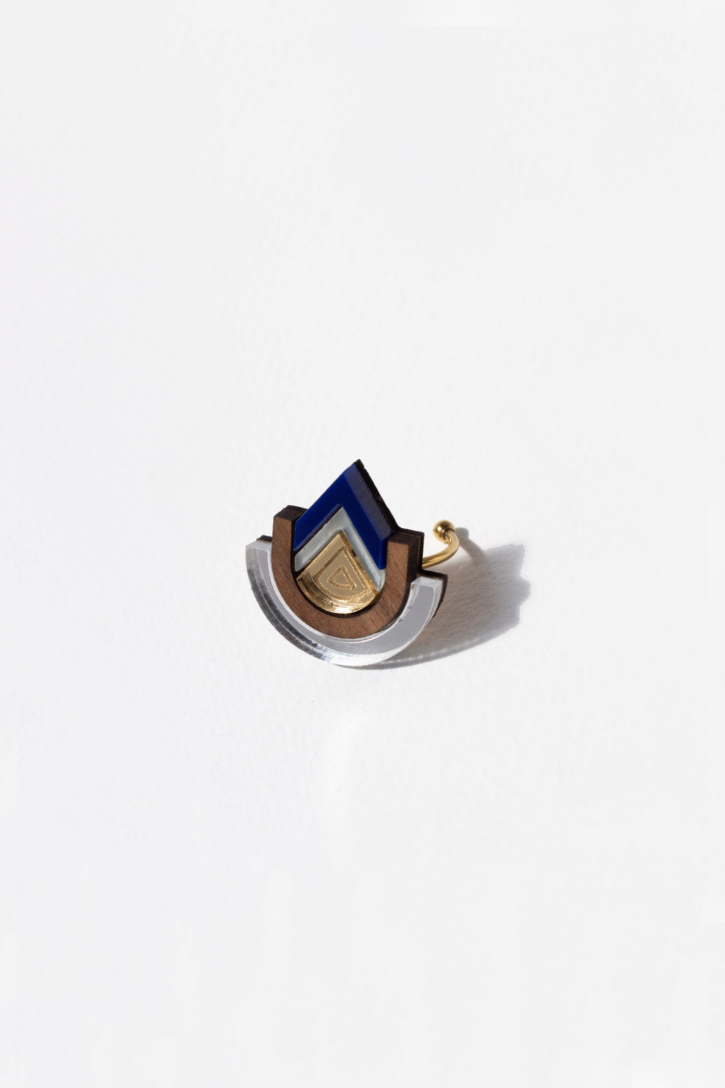 Imara Pyramid Ring - Lapis