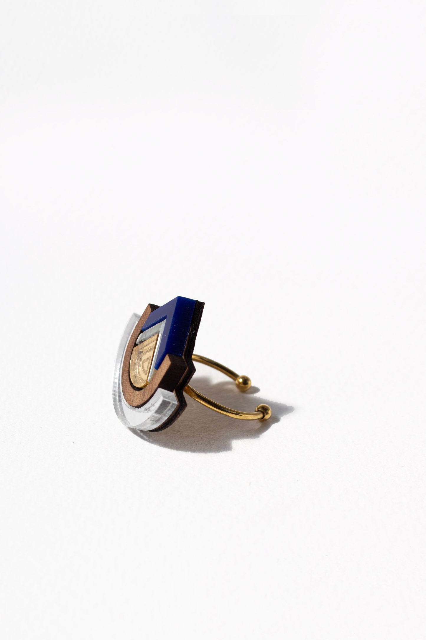 Imara Pyramid Ring - Lapis
