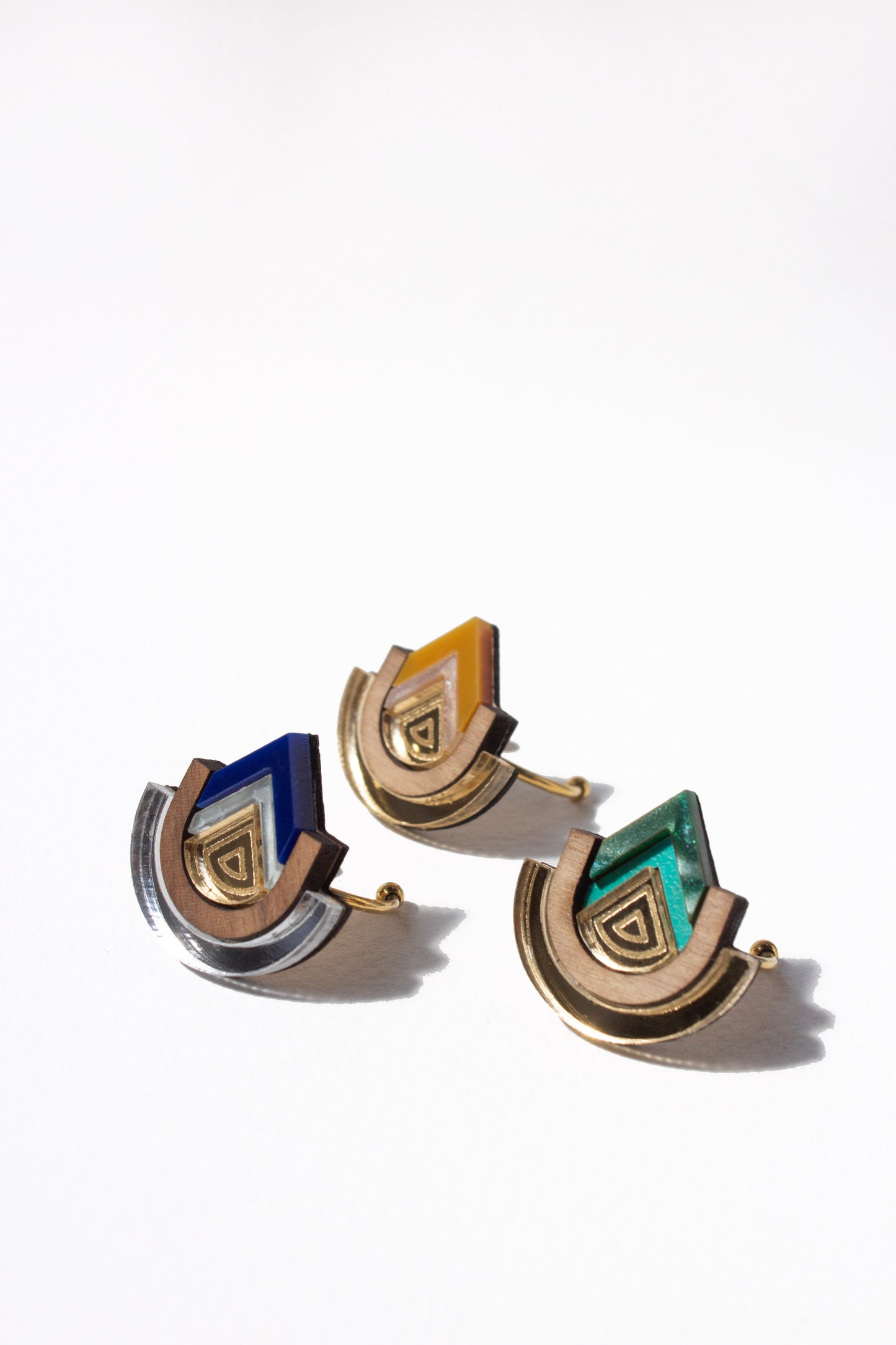 Imara Pyramid Ring - Emerald