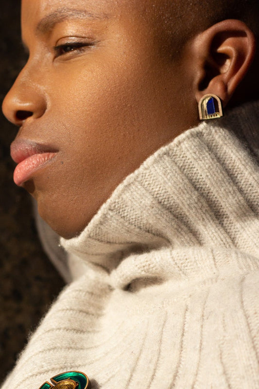 Mini Window Stud - Navy