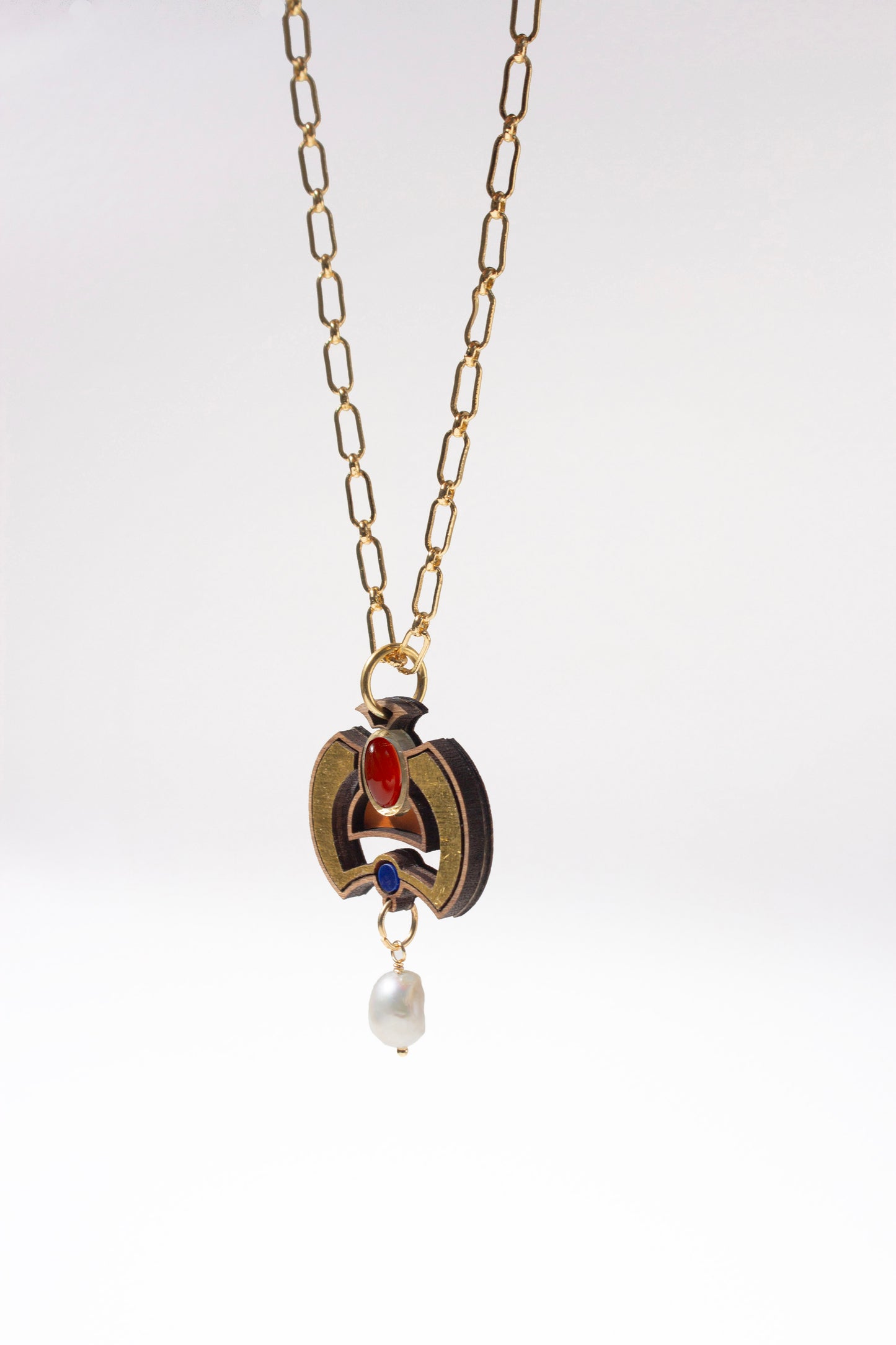Neferet Pendent Necklace - Carnelian