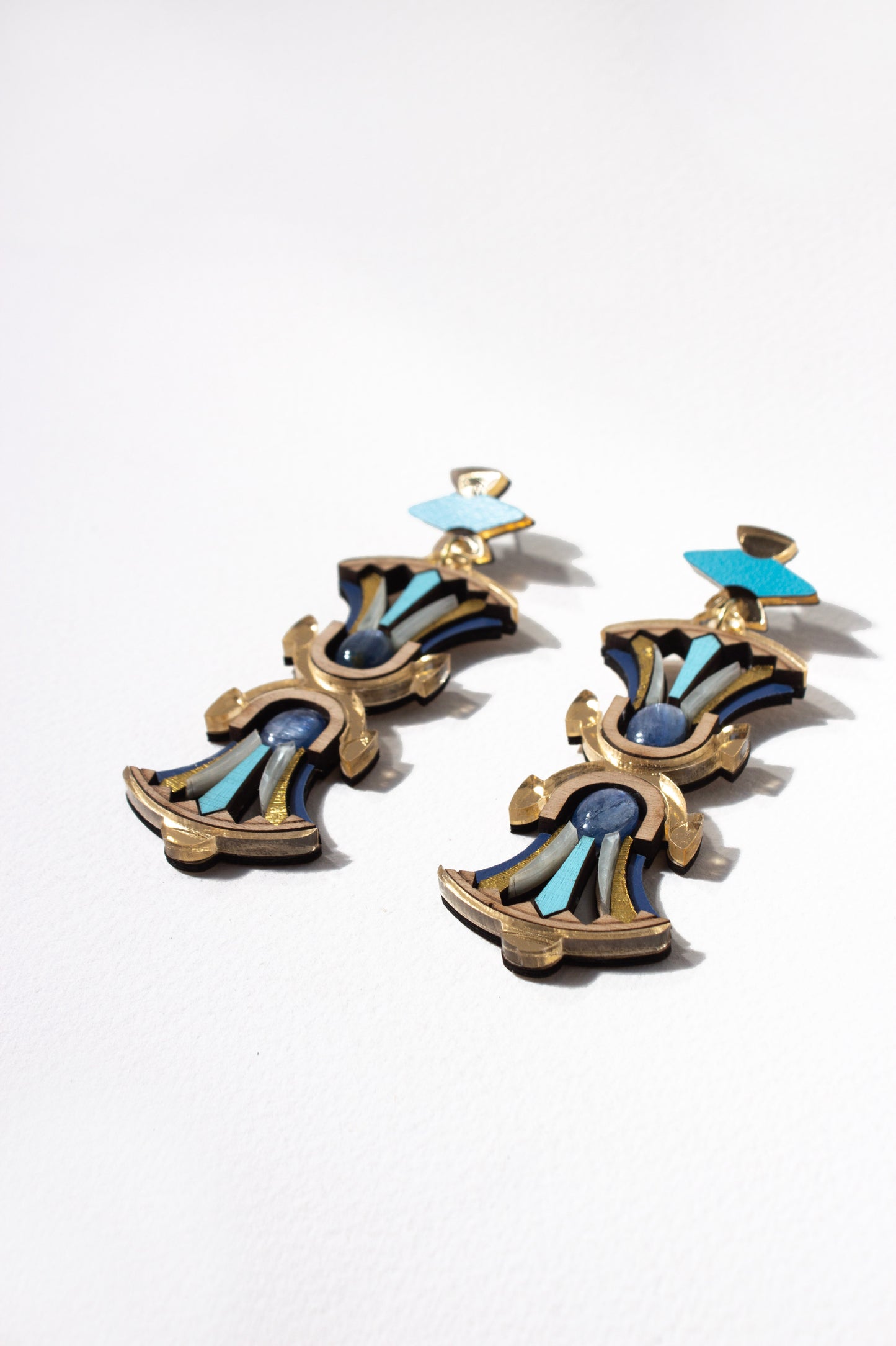 Nefertiti Earrings - Kyanite