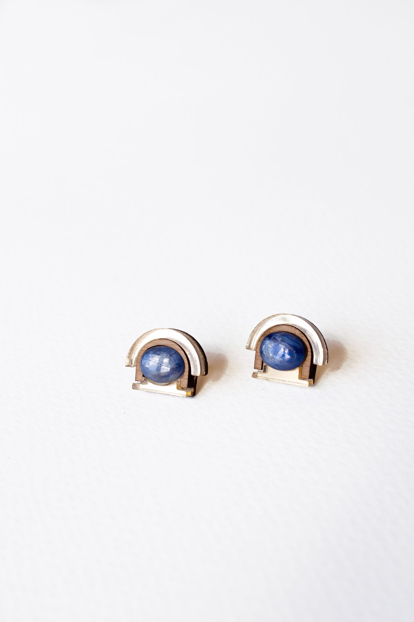 Selene Kyanite Studs