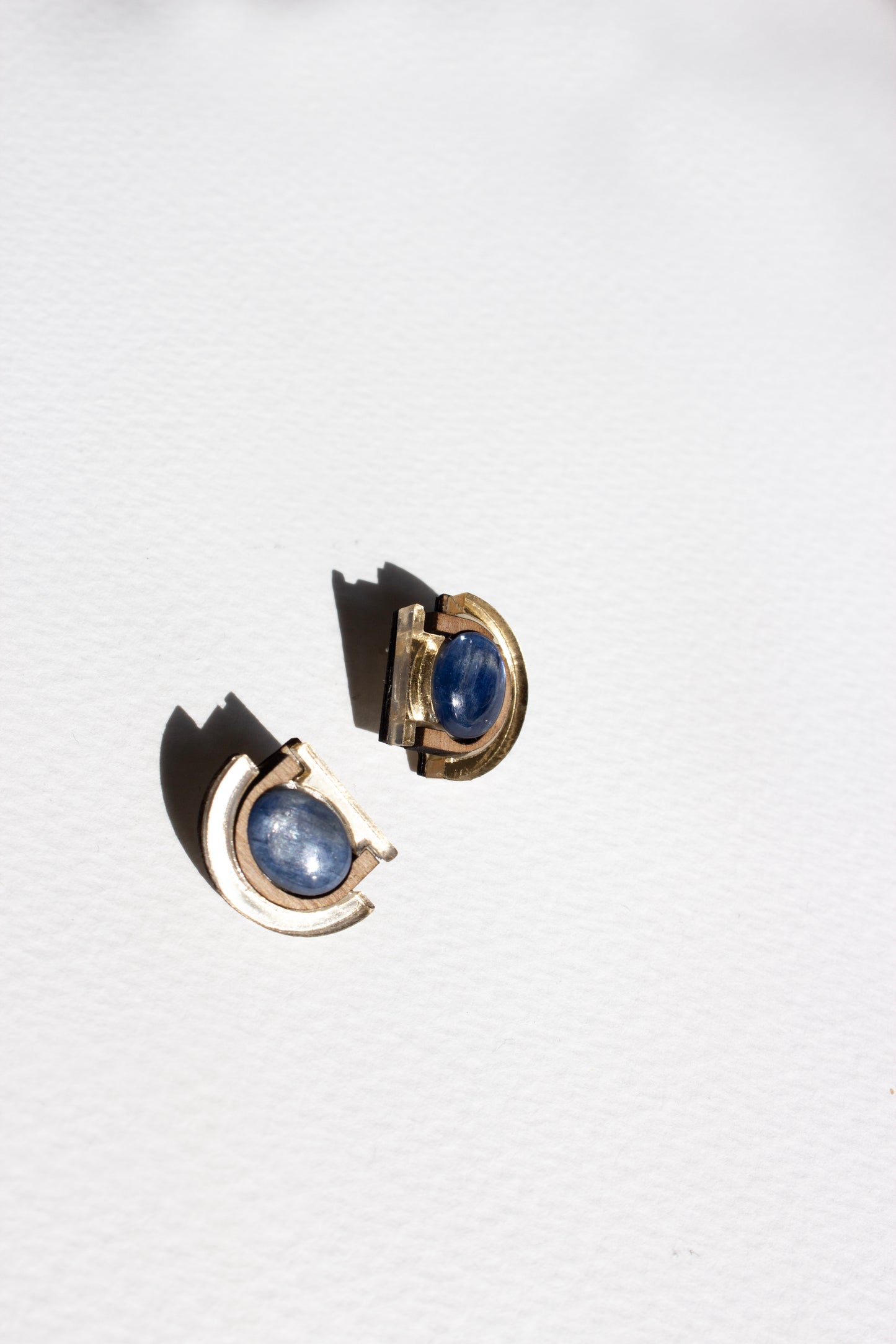 Selene Kyanite Studs
