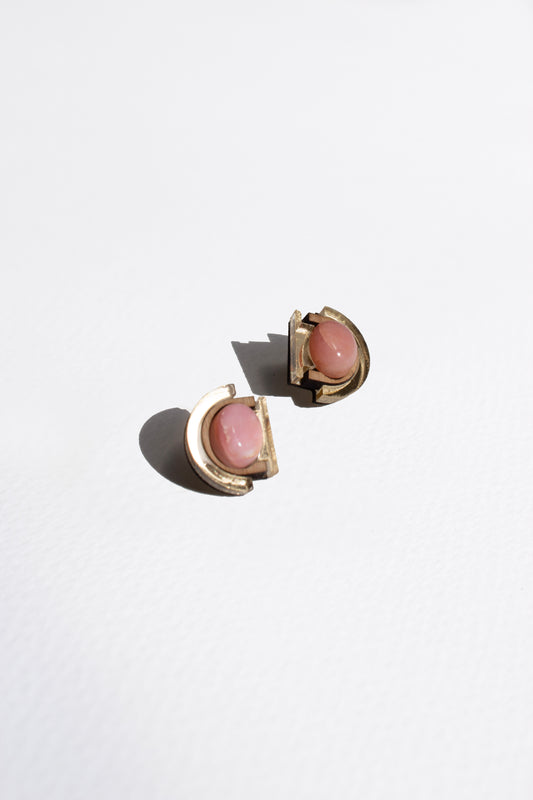 Selene Rhodochrosite Studs