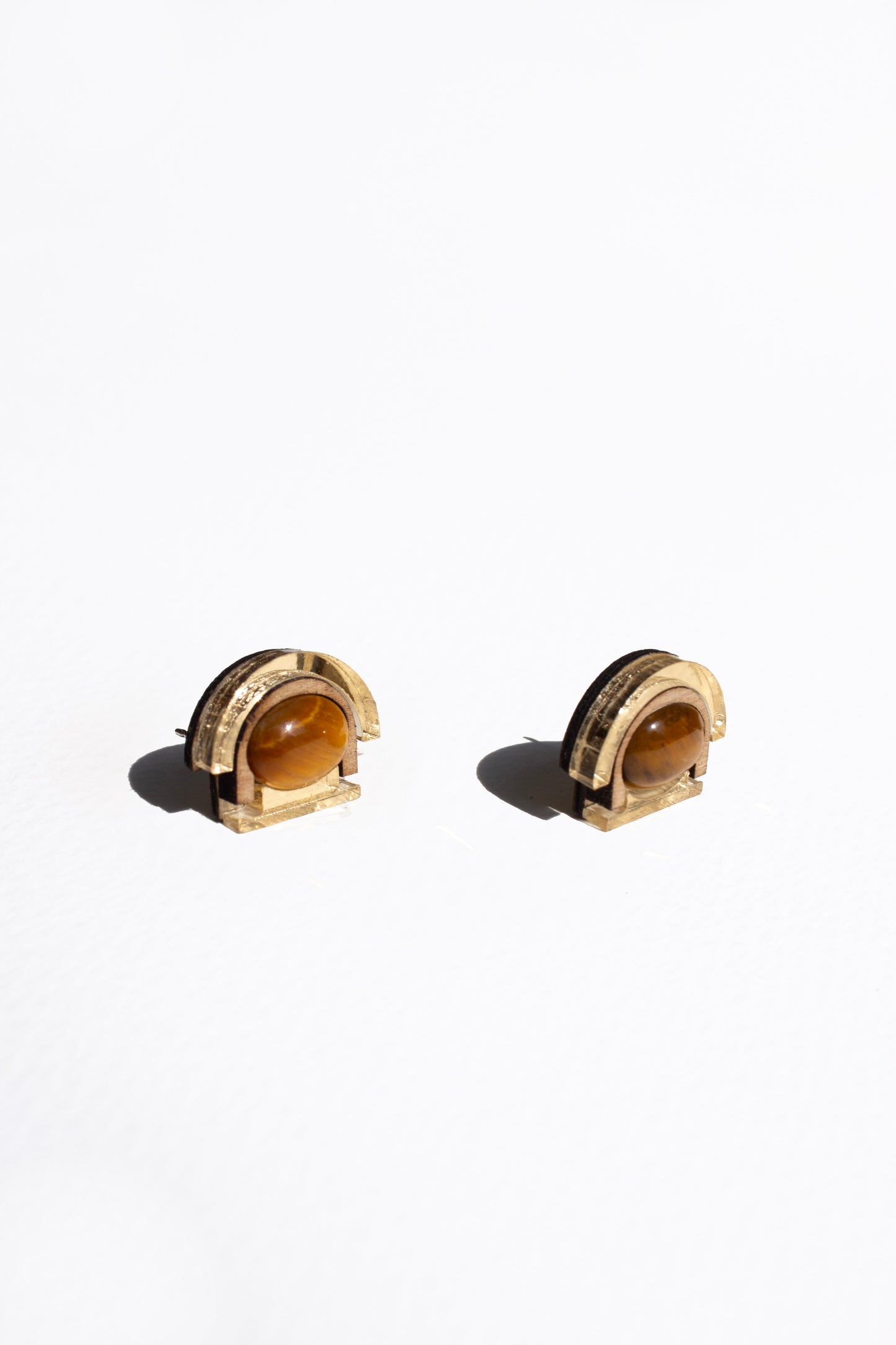 Selene Tiger Eye Studs