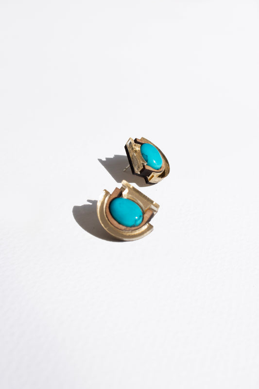 Selene Turquoise Studs