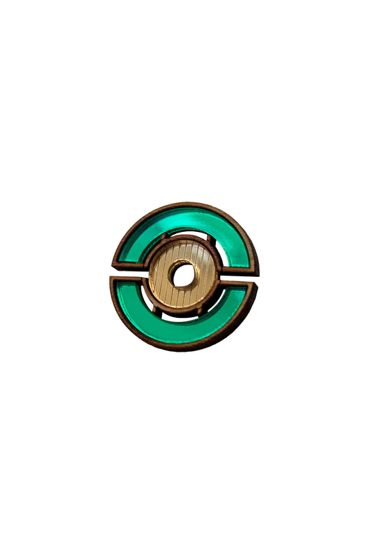 Barbican Brooch - Green