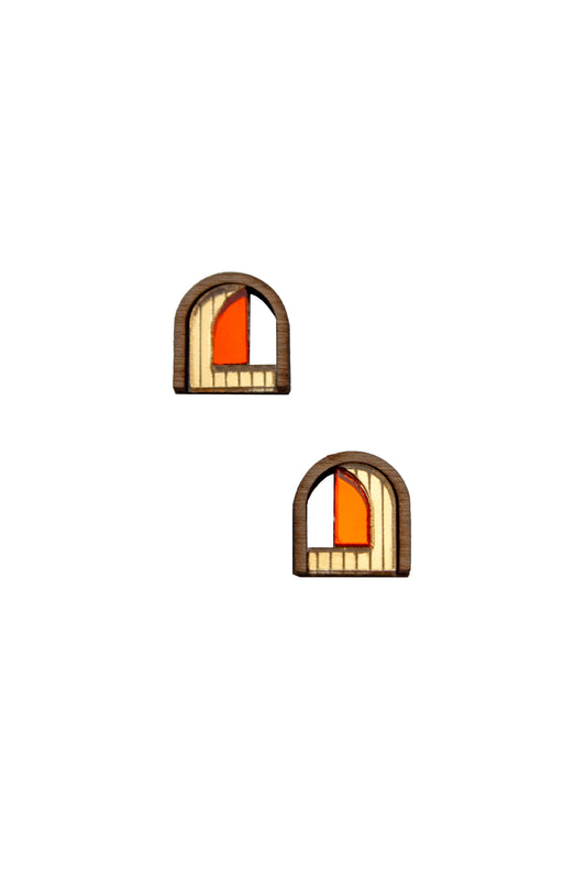 Mini Window Stud - Orange
