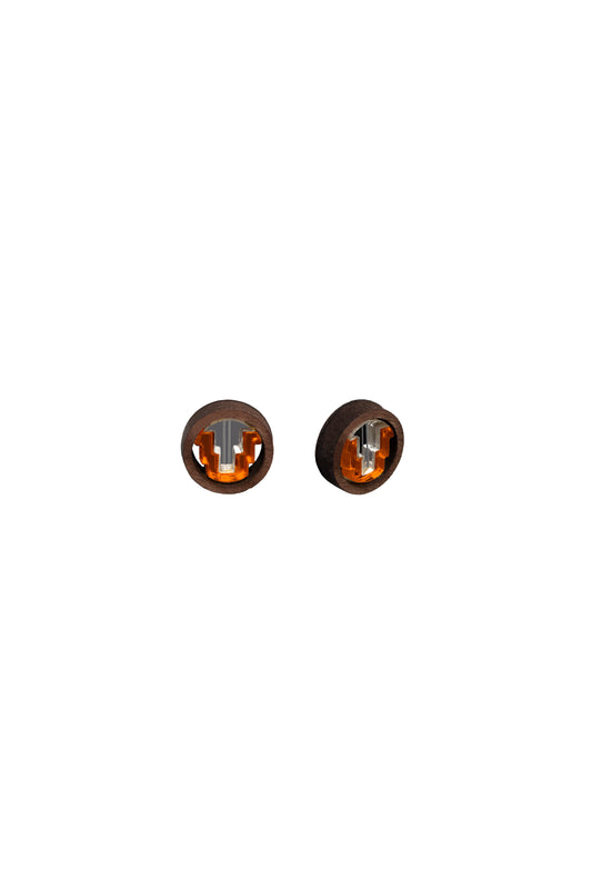 Litza Stud - Orange