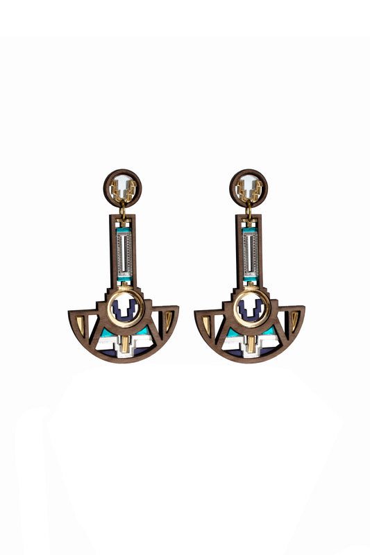 Saya Earrings - Jade