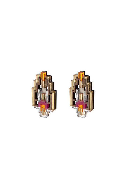 Aklla Earrings - Dragon Fruit