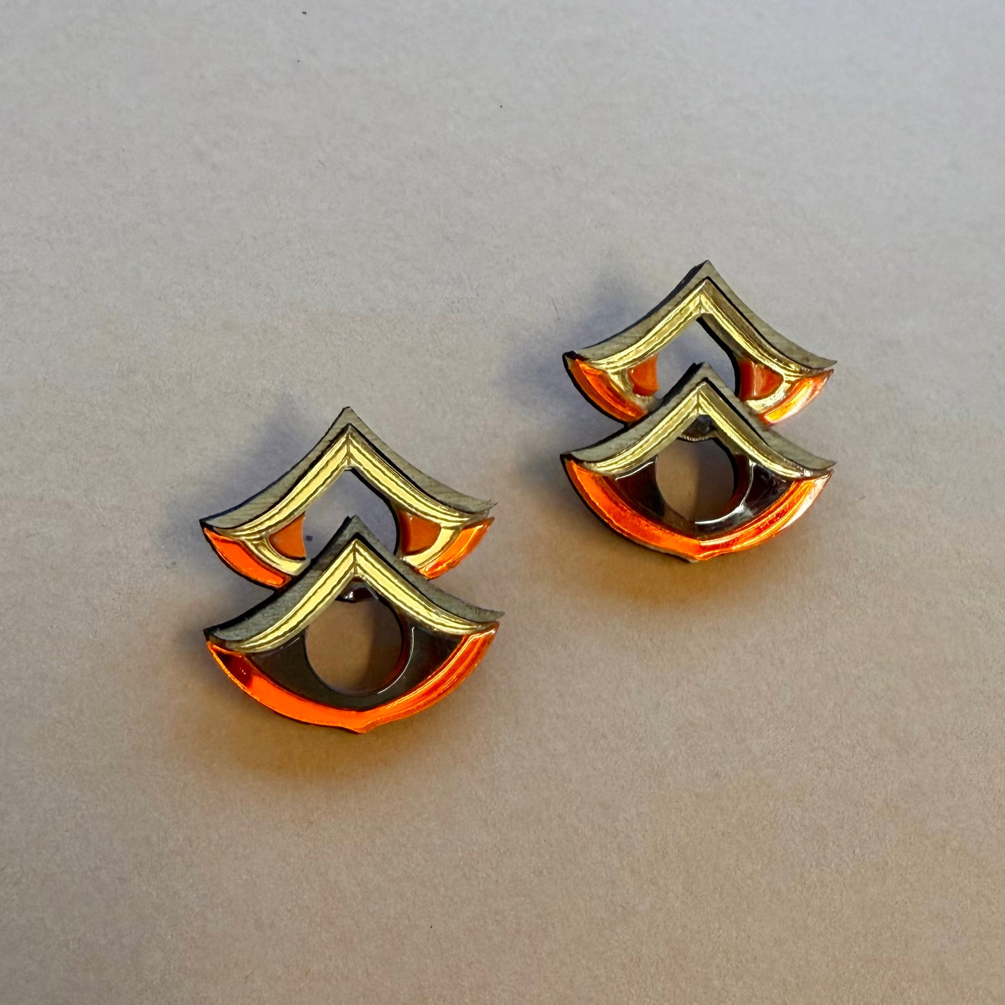 Ayami Earrings - Orange SECONDS