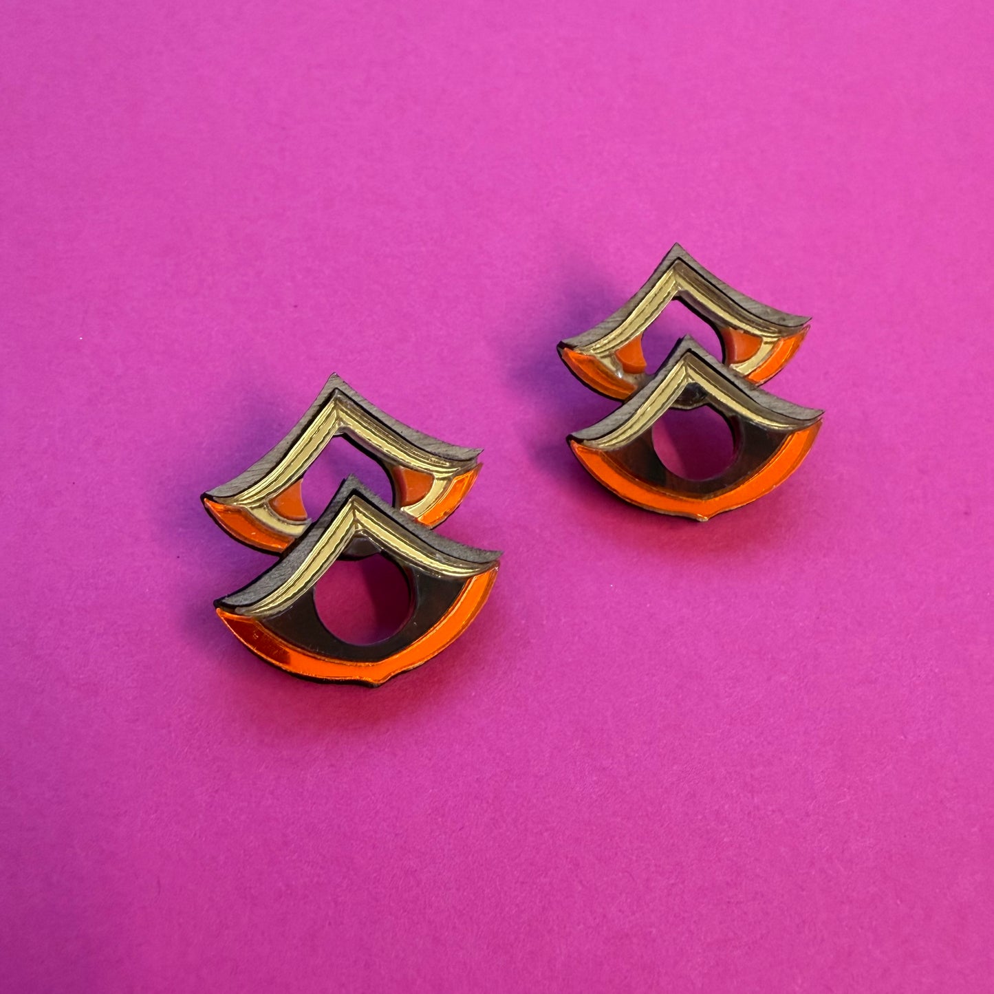 Ayami Earrings - Orange SECONDS