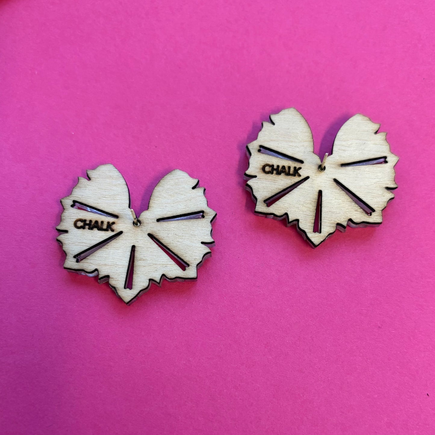 Moyo Earrings - Silver & Rose SAMPLE