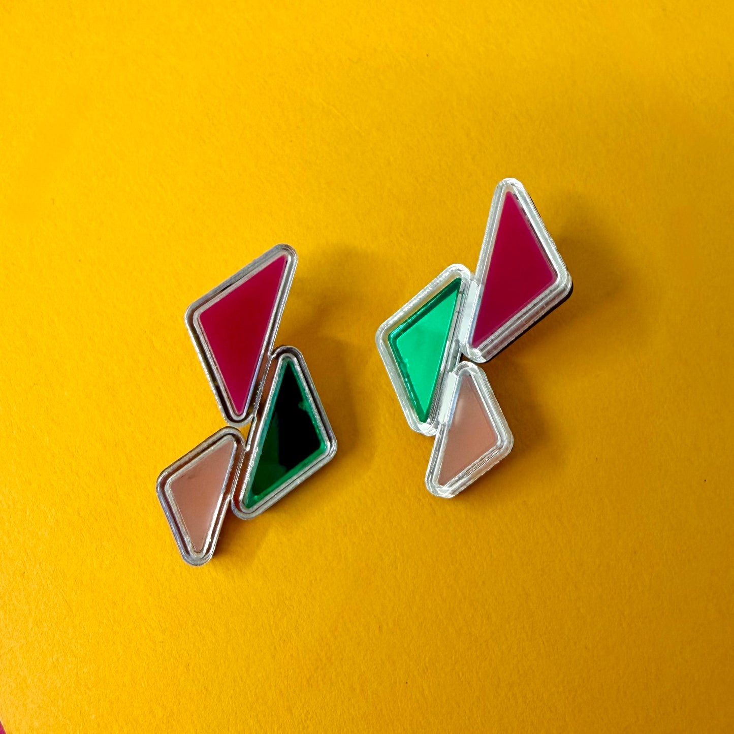 Mini Amal Earrings - Watermelon SECOND