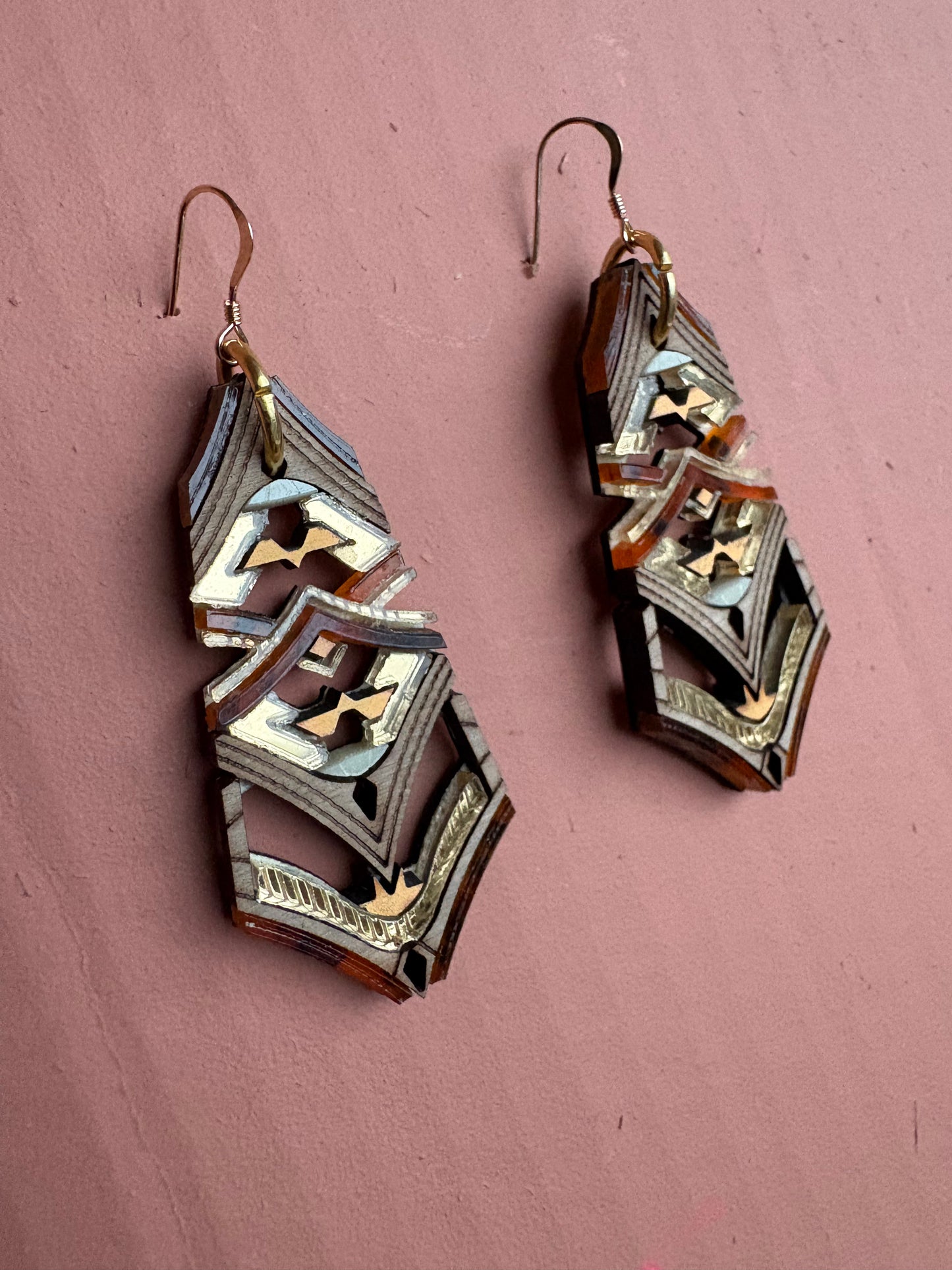 Rumi Earrings - Tortoiseshell SAMPLE