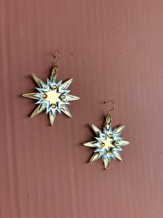 Starburst Earring - Gold SECONDS