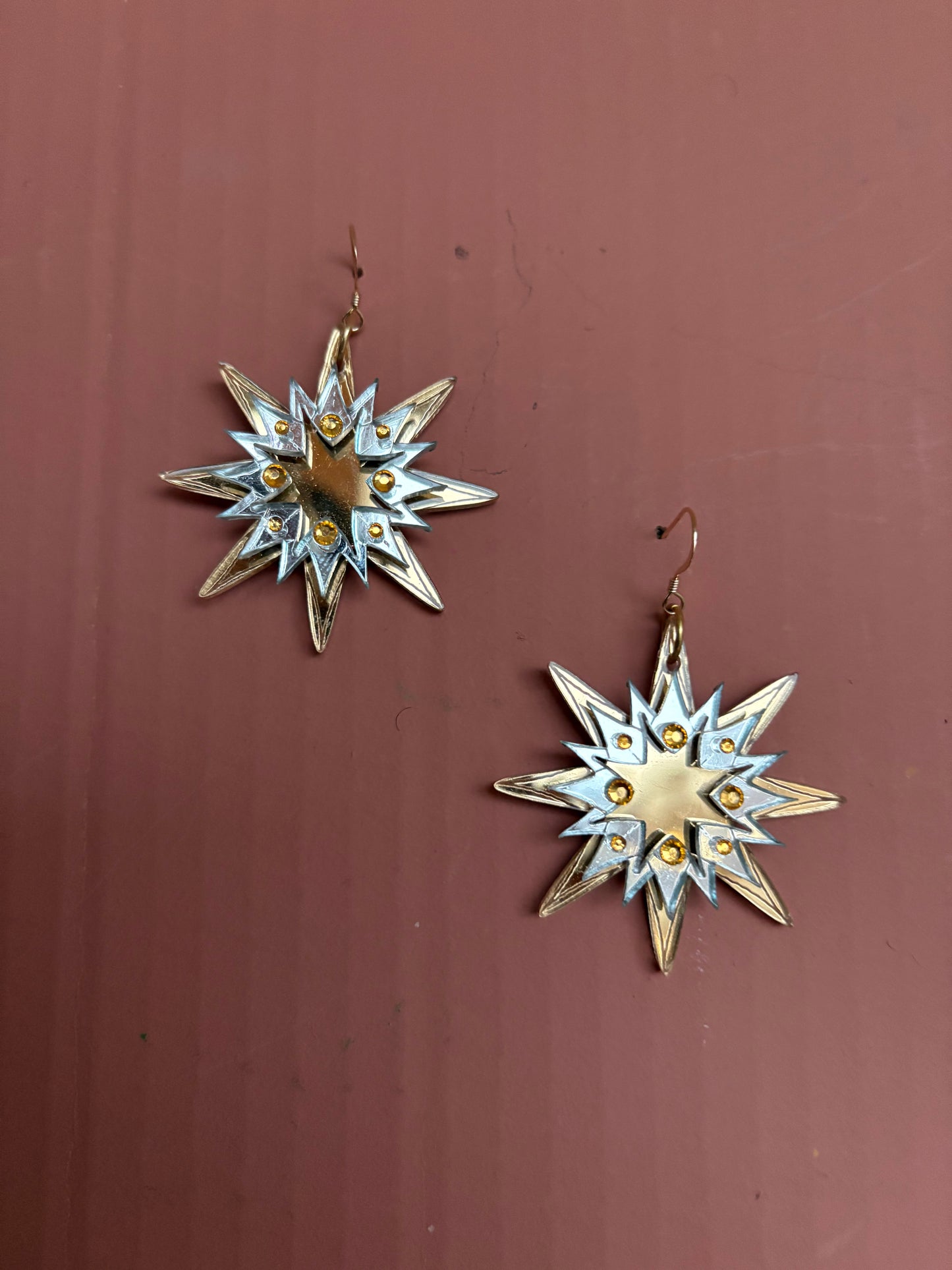 Starburst Earring - Gold SECONDS