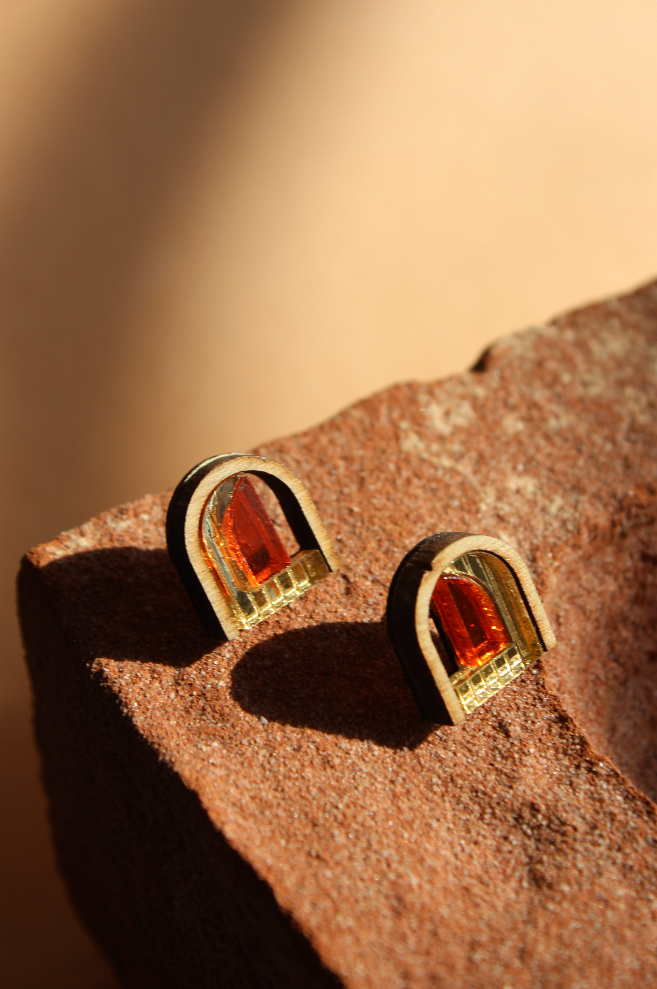 Mini Window Stud - Orange