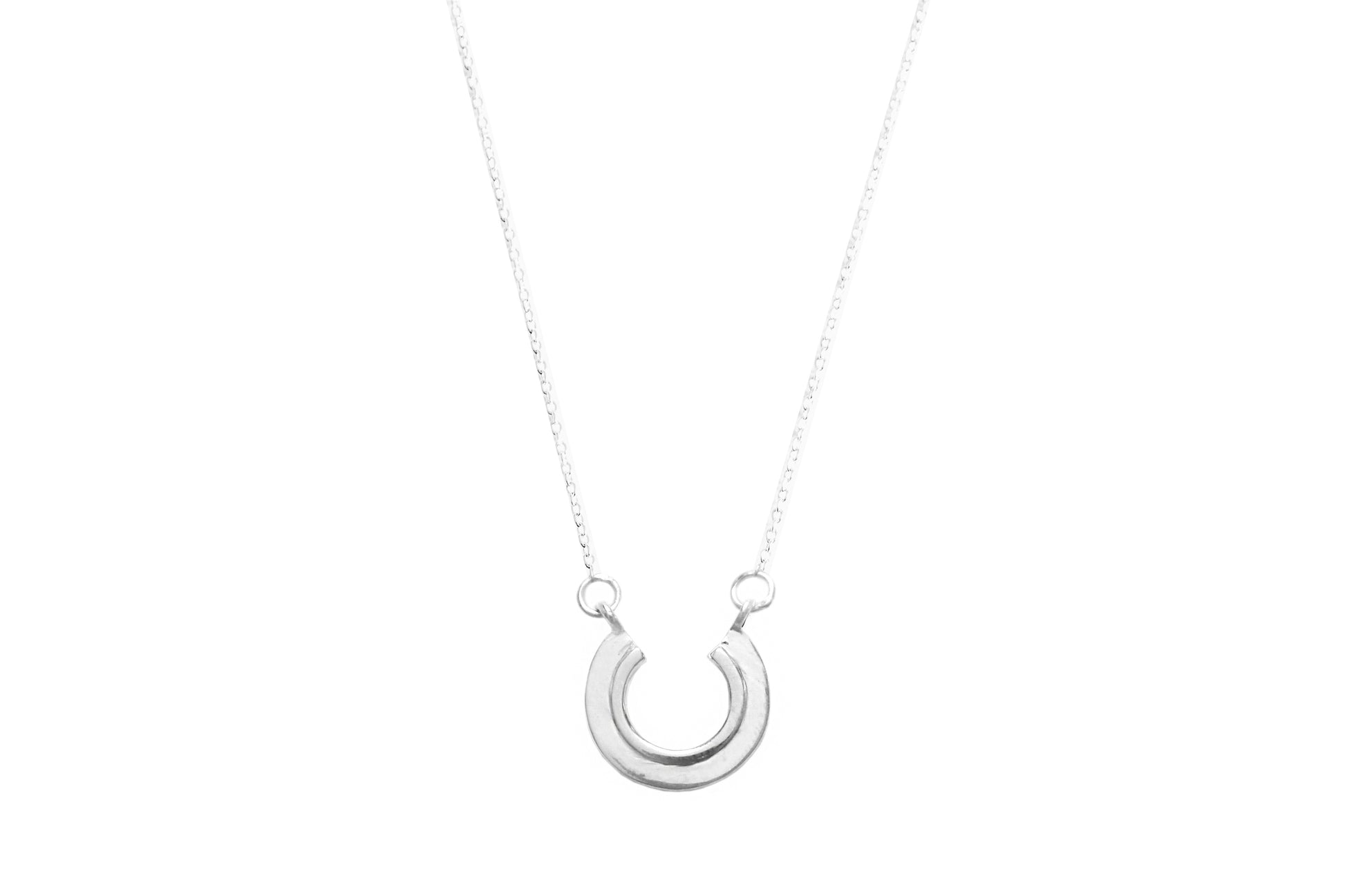 Mini Stepped Necklace - Silver image 0