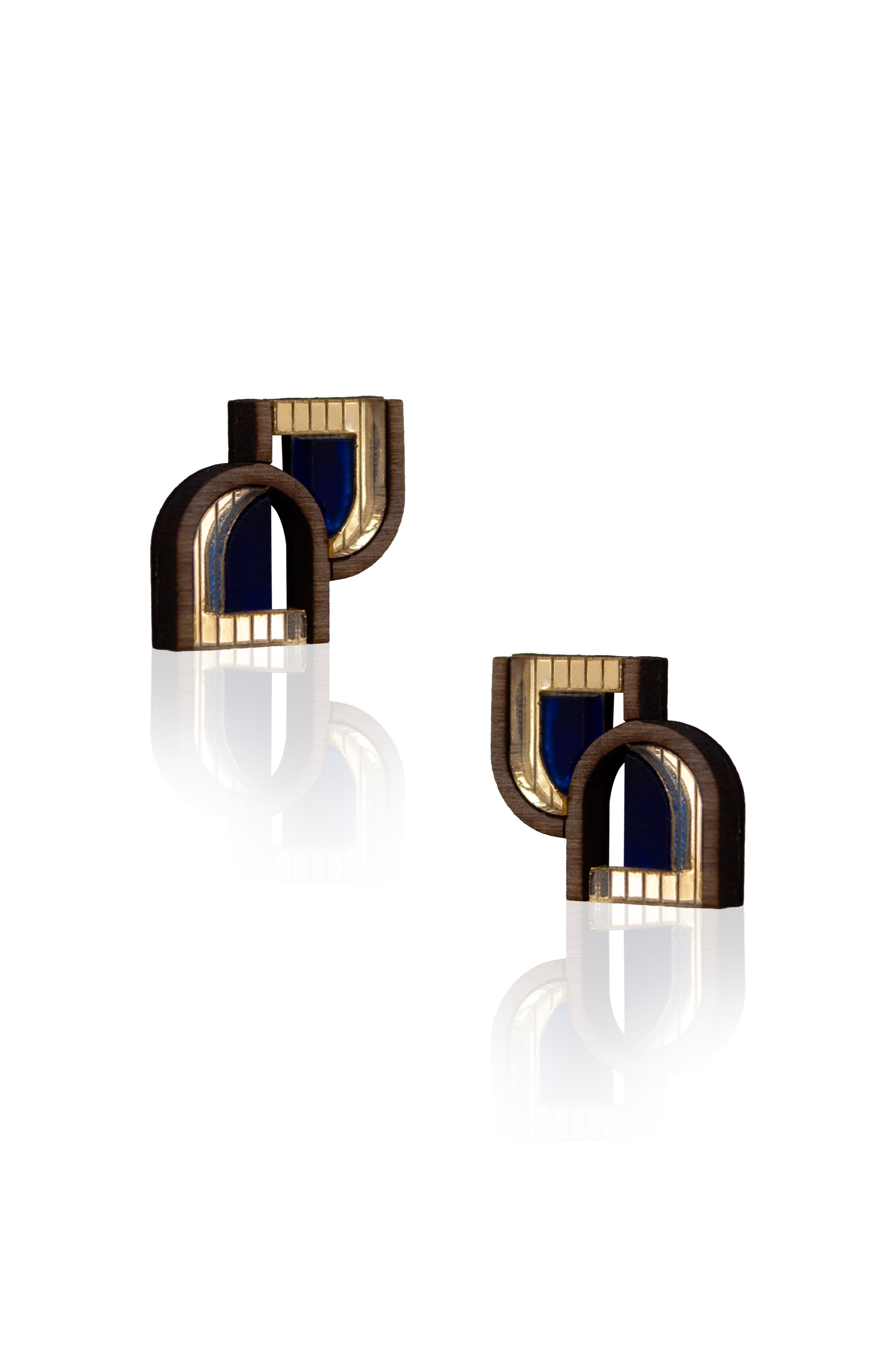 Arch Window Stud - Navy image 0