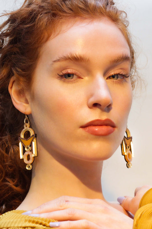 Florence Earrings - Gold image 2