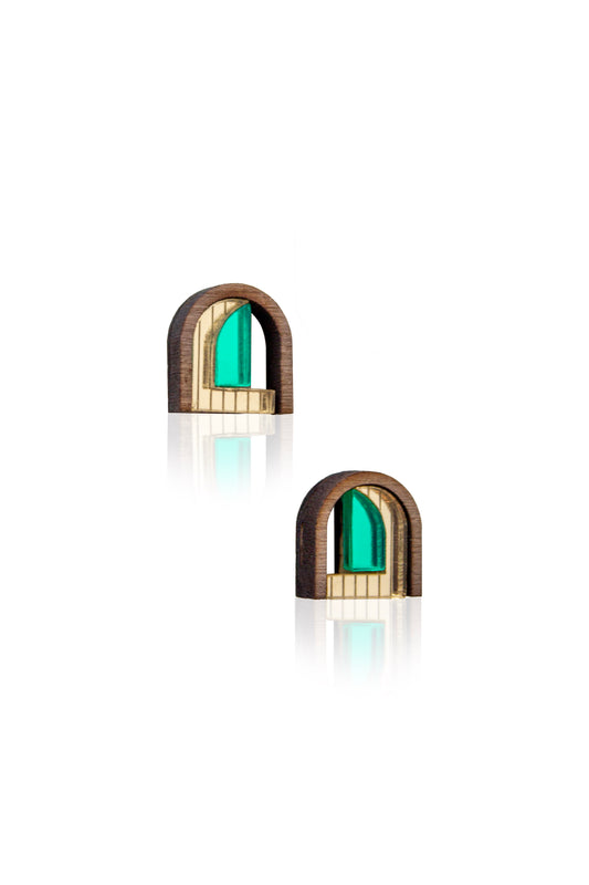 Mini Window Stud - Green image 0
