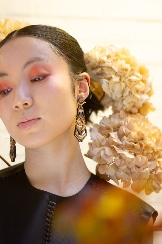 Miku Earrings - Autumn image 1