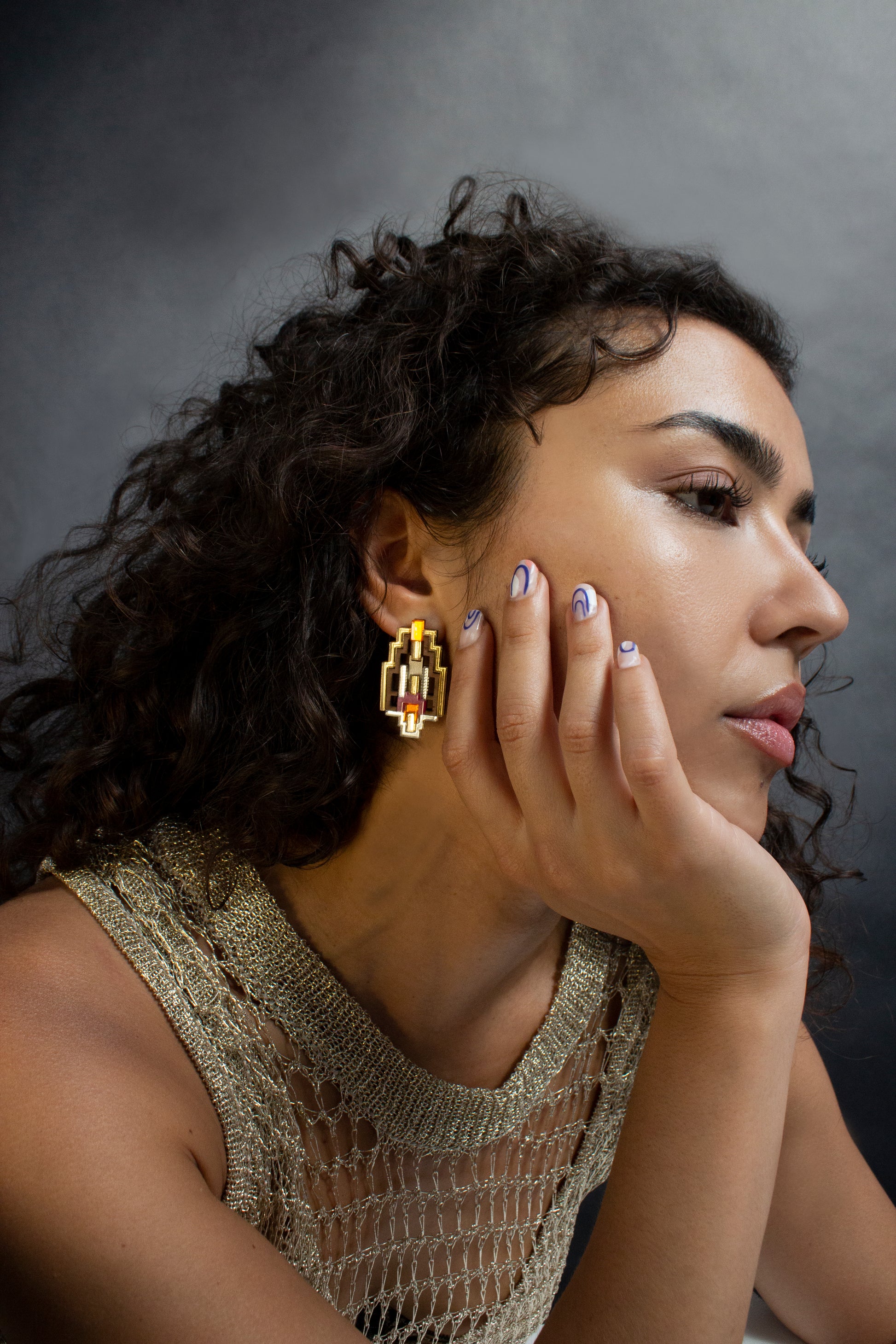 Aklla Earrings - Dragon Fruit image 4