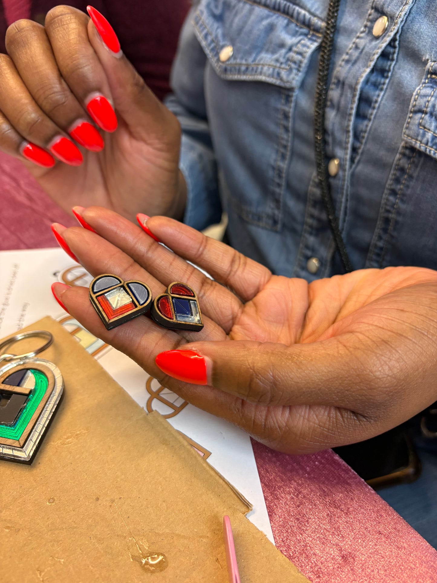 Heart Earring and Charm - Workshop